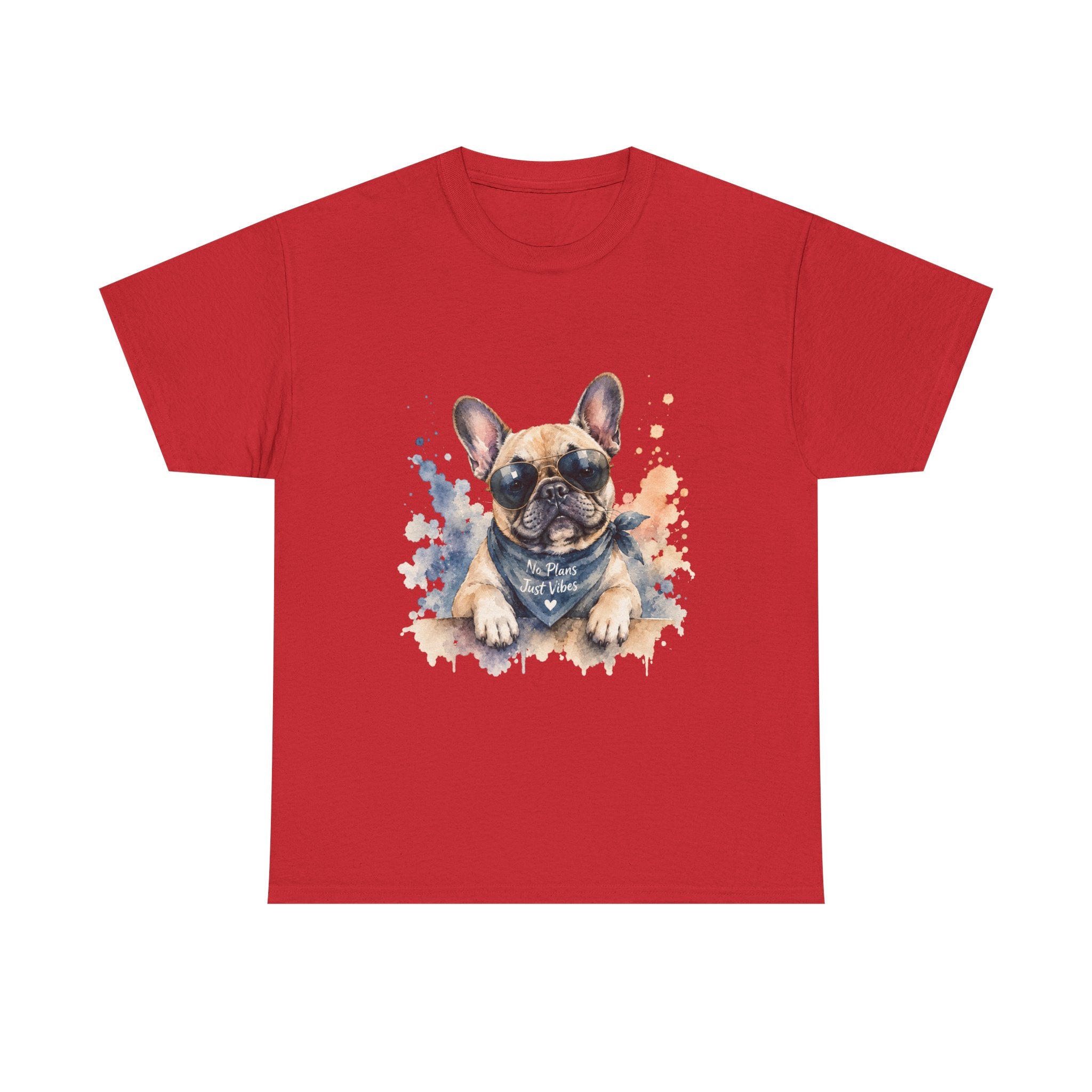 French Bulldog Watercolor T-Shirt – Cute Pup Bandana Tee