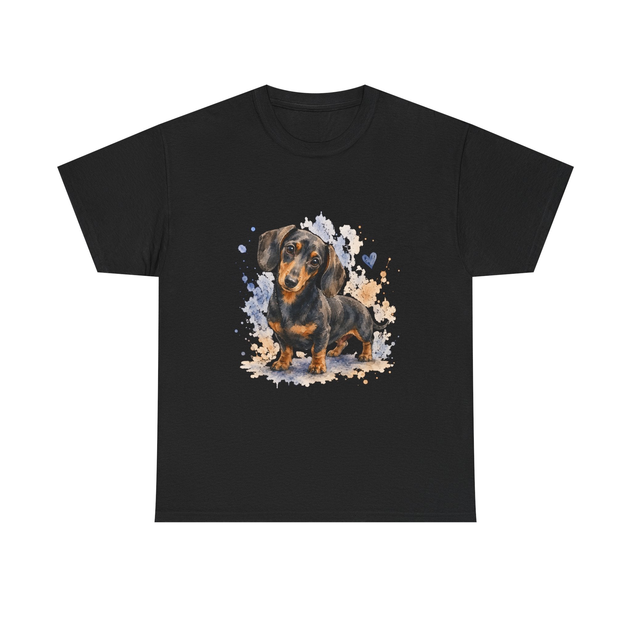 Dachshund Watercolor Tee - Cute Sausage Dog Graphic T-Shirt