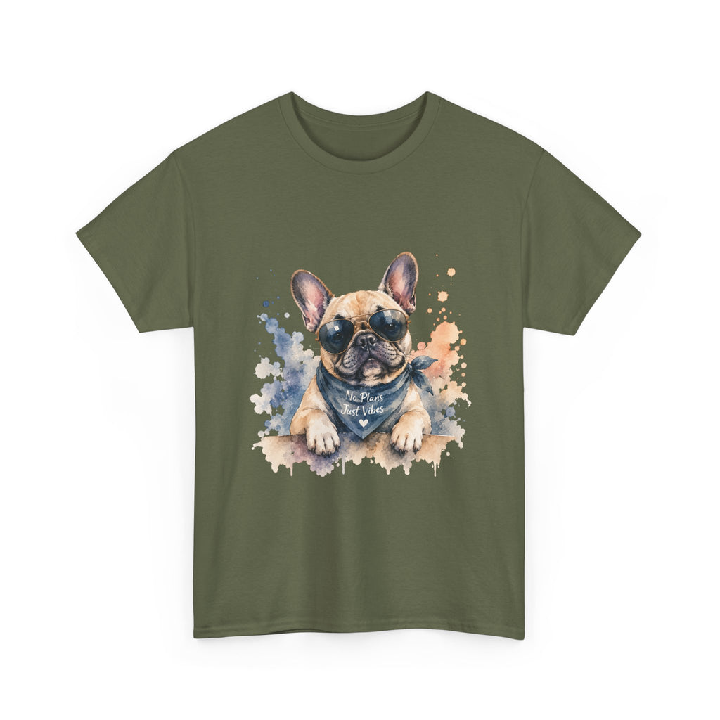 French Bulldog Watercolor T-Shirt – Cute Pup Bandana Tee
