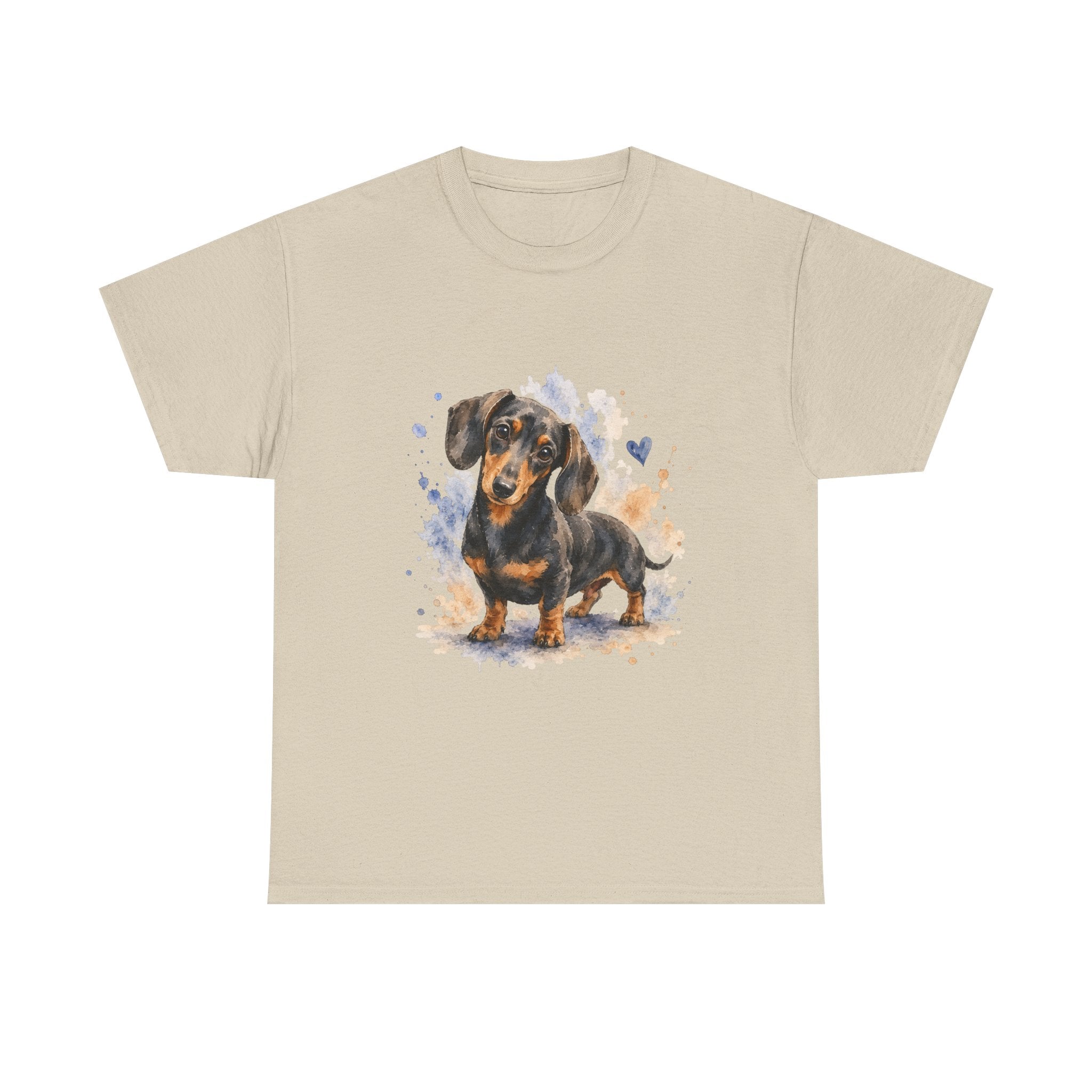 Dachshund Watercolor Tee - Cute Sausage Dog Graphic T-Shirt