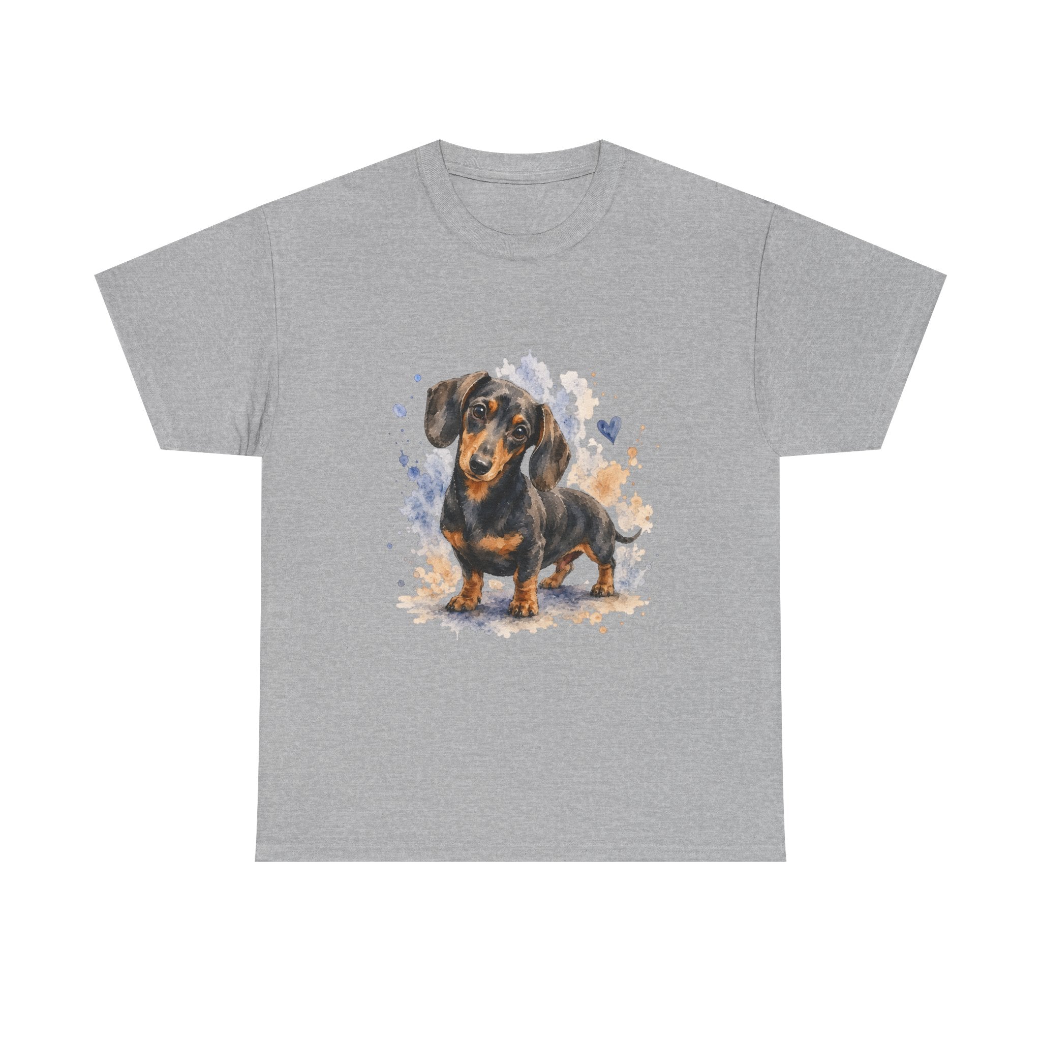 Dachshund Watercolor Tee - Cute Sausage Dog Graphic T-Shirt
