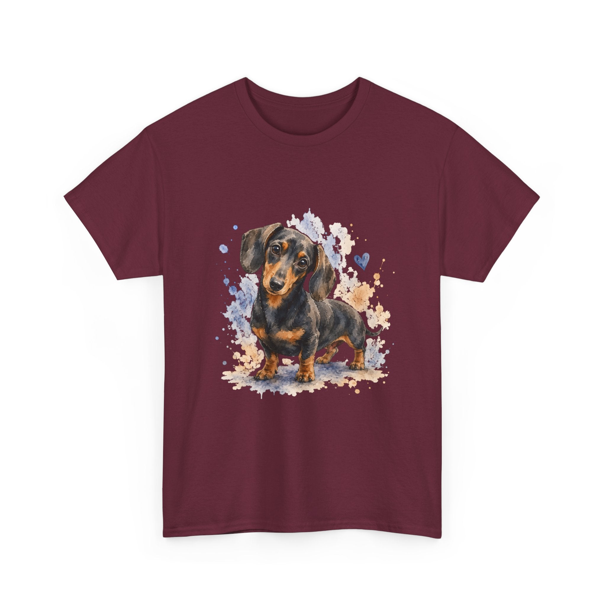 Dachshund Watercolor Tee - Cute Sausage Dog Graphic T-Shirt