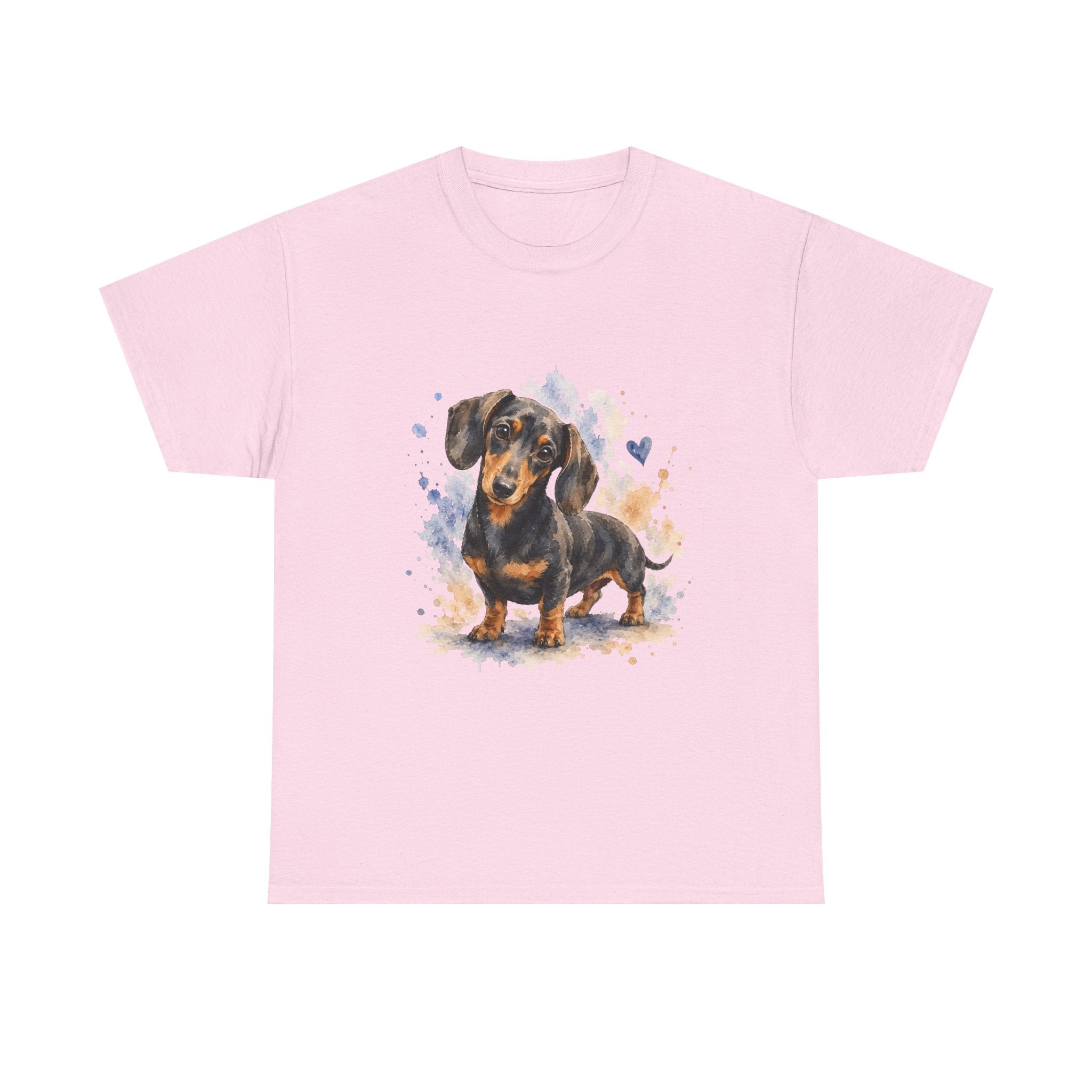 Dachshund Watercolor Tee - Cute Sausage Dog Graphic T-Shirt