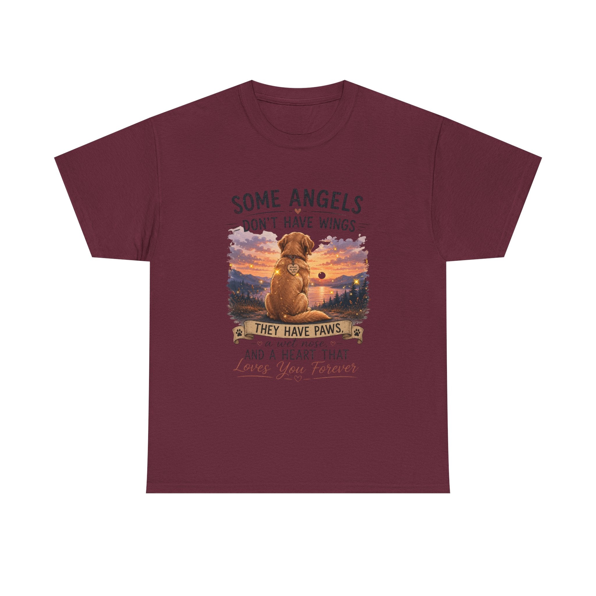 Dog Lover T‑Shirt – "Some Angels Don't Have Wings, They Have Paws" Memorial Tee