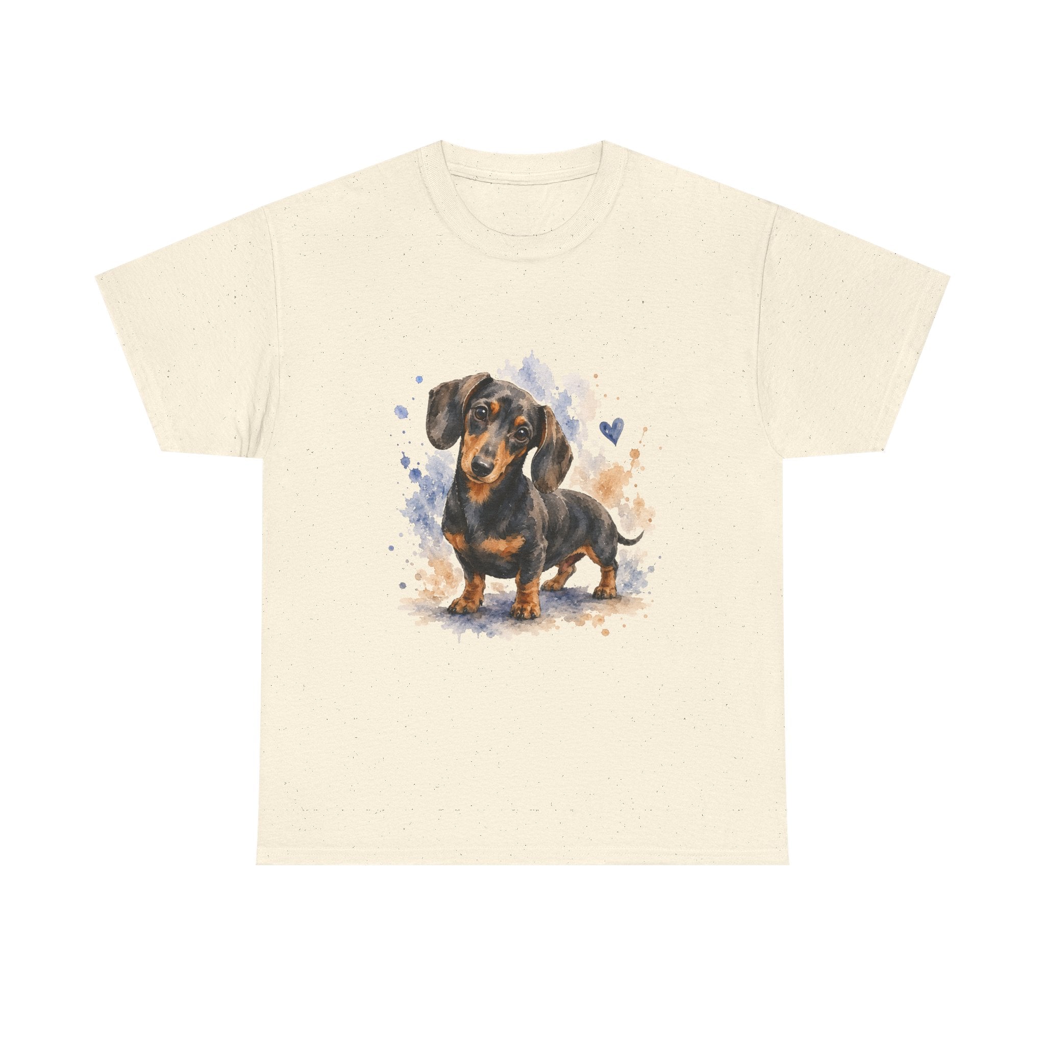 Dachshund Watercolor Tee - Cute Sausage Dog Graphic T-Shirt