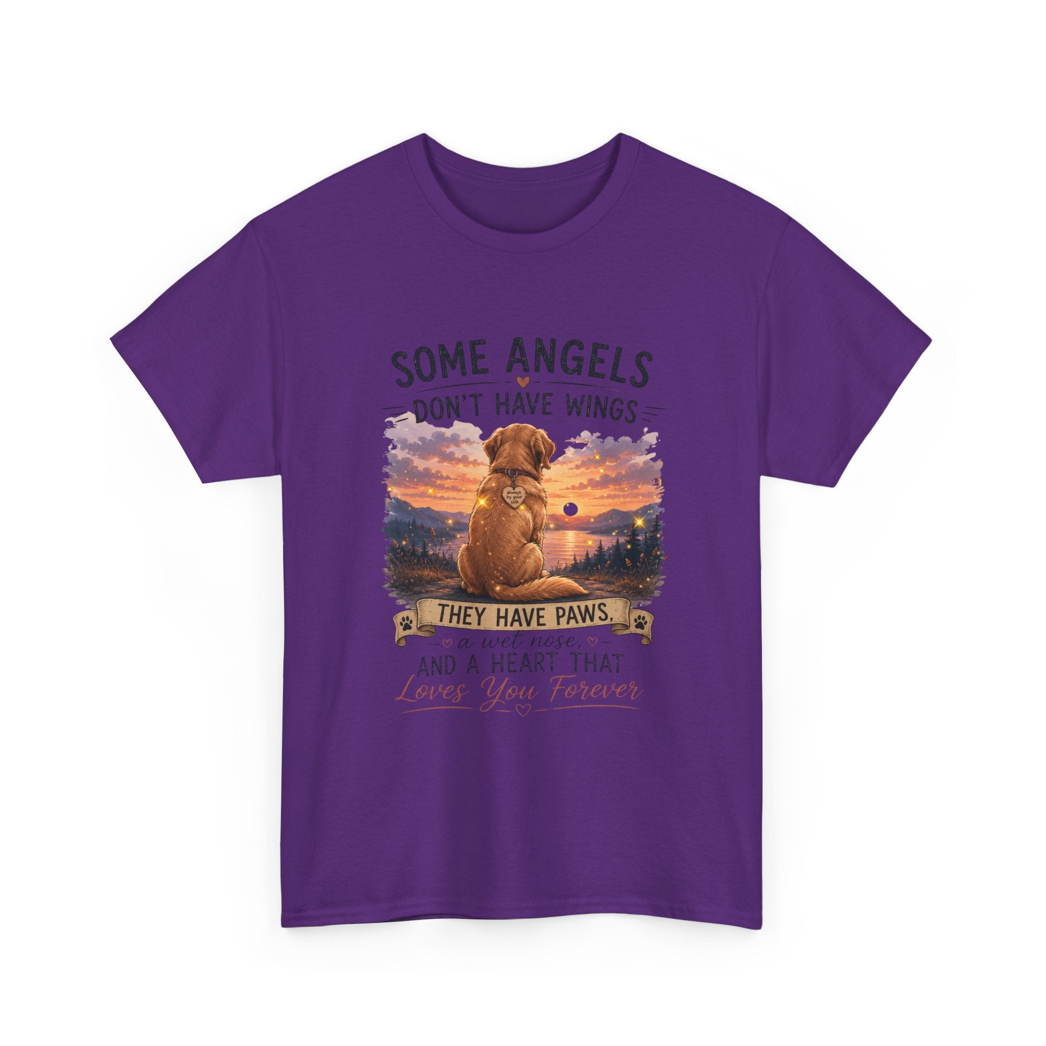 Dog Lover T‑Shirt – "Some Angels Don't Have Wings, They Have Paws" Memorial Tee