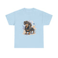 Dachshund Watercolor Tee - Cute Sausage Dog Graphic T-Shirt