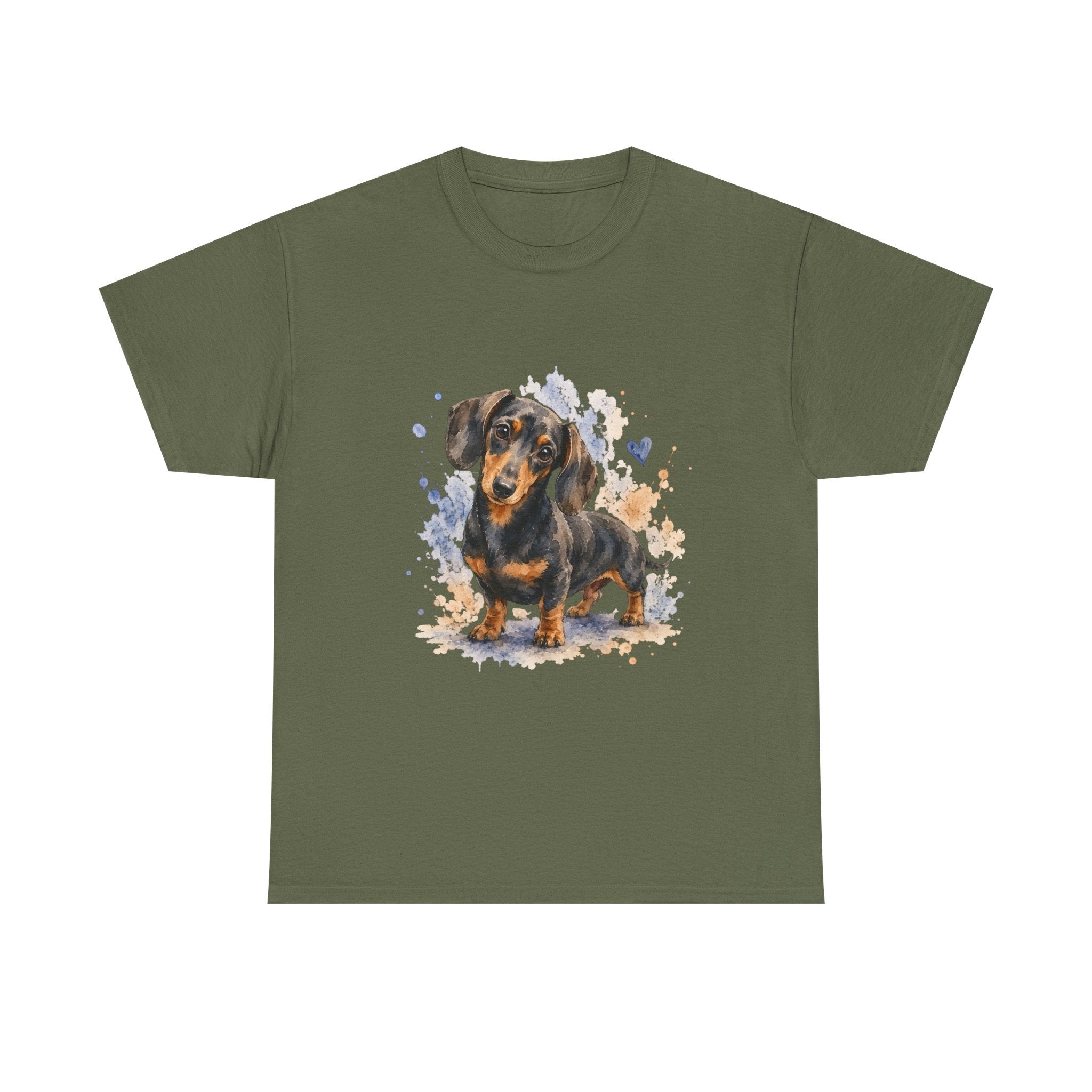 Dachshund Watercolor Tee - Cute Sausage Dog Graphic T-Shirt