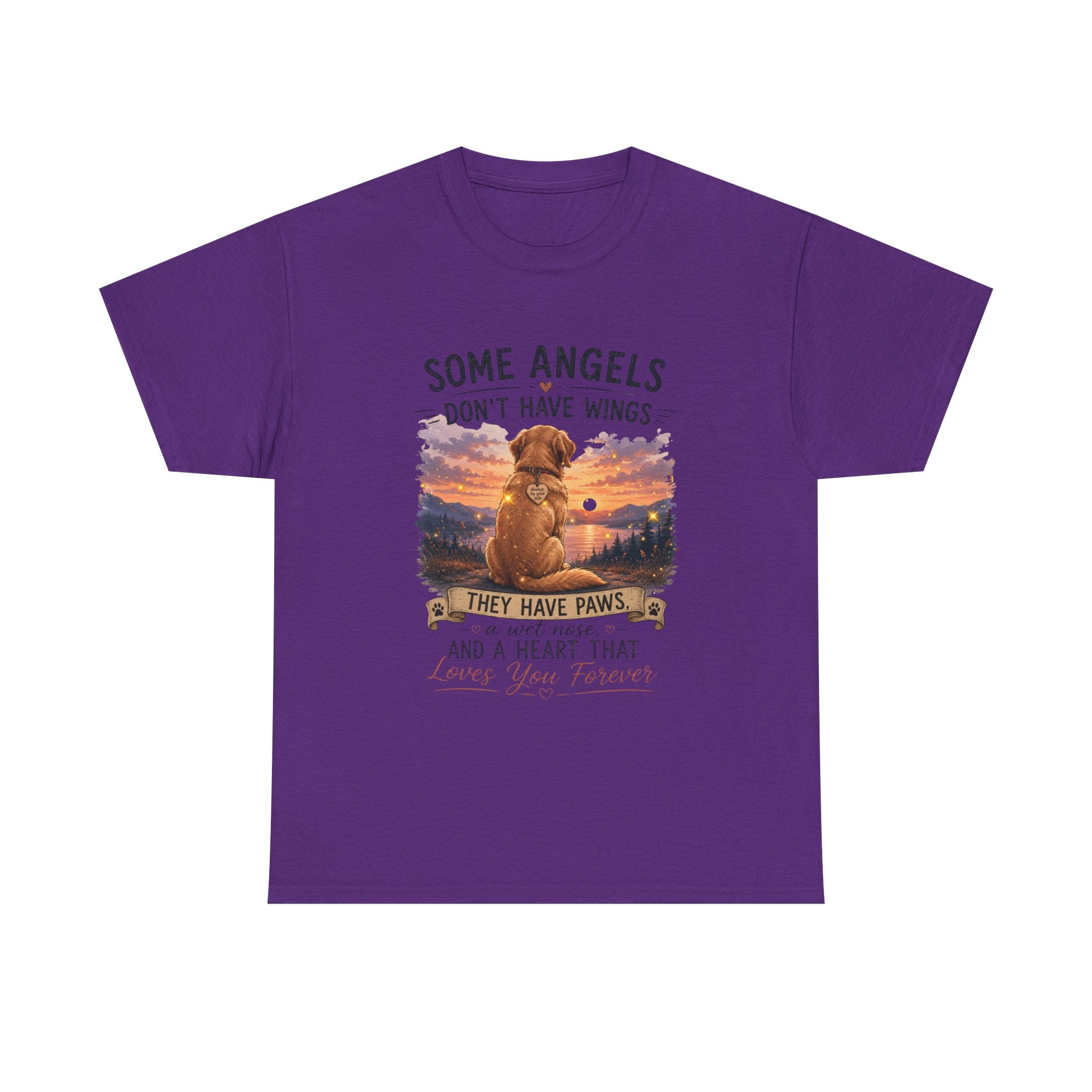 Dog Lover T‑Shirt – "Some Angels Don't Have Wings, They Have Paws" Memorial Tee