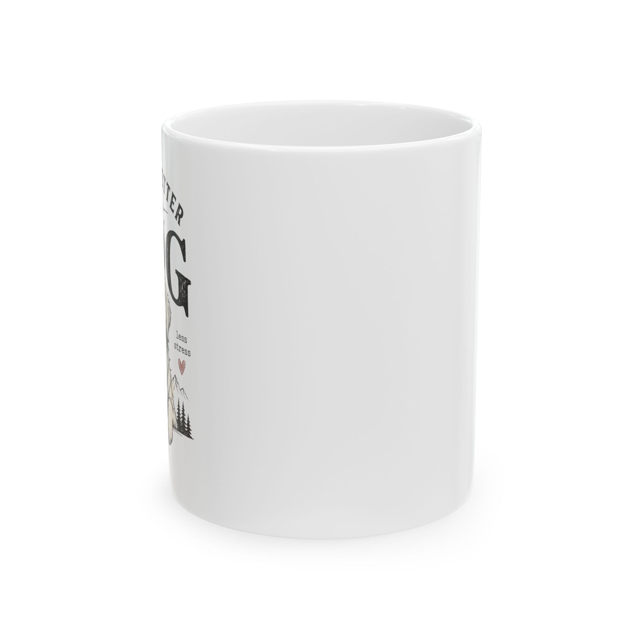 "Life Is Better With Dogs" Ceramic Mug (11oz & 15oz)