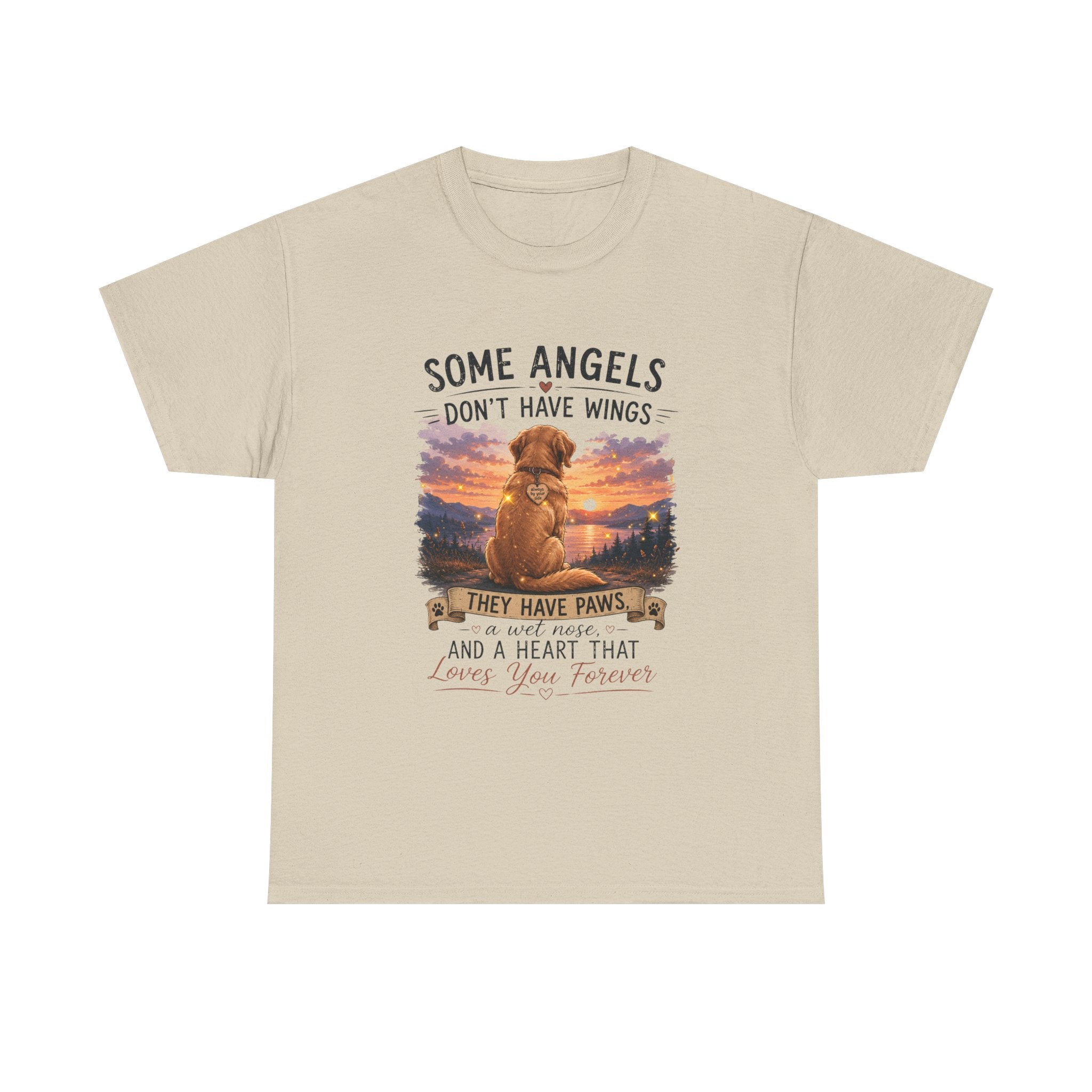 Dog Lover T‑Shirt – "Some Angels Don't Have Wings, They Have Paws" Memorial Tee
