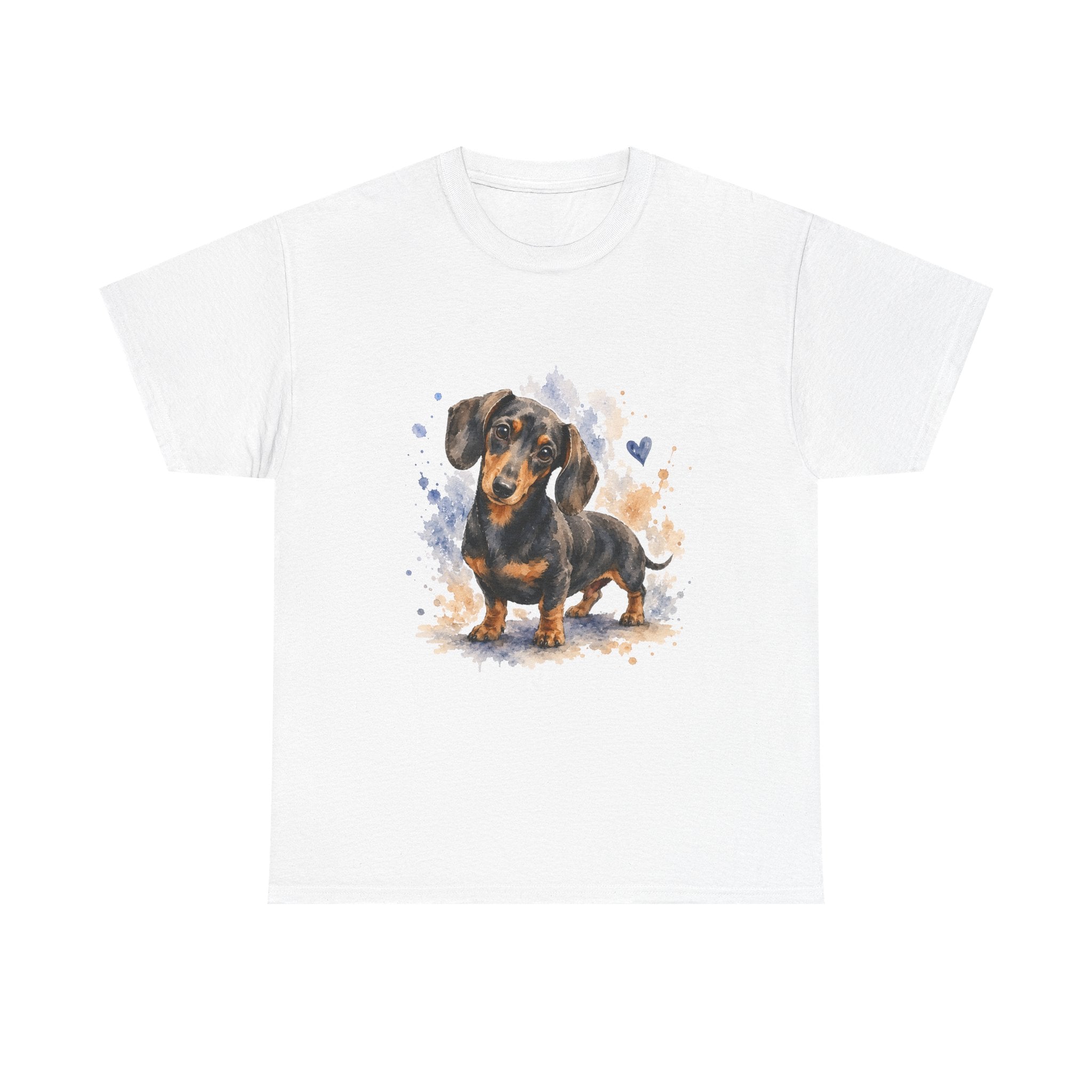 Dachshund Watercolor Tee - Cute Sausage Dog Graphic T-Shirt