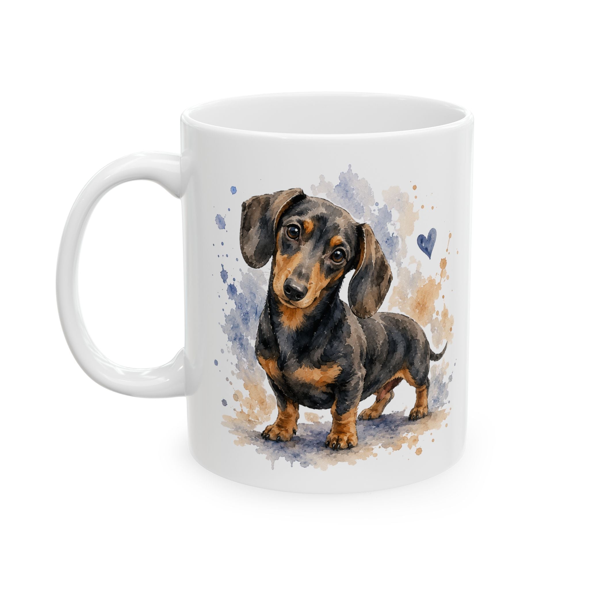 Dachshund Watercolor Ceramic Mug — 11oz & 15oz