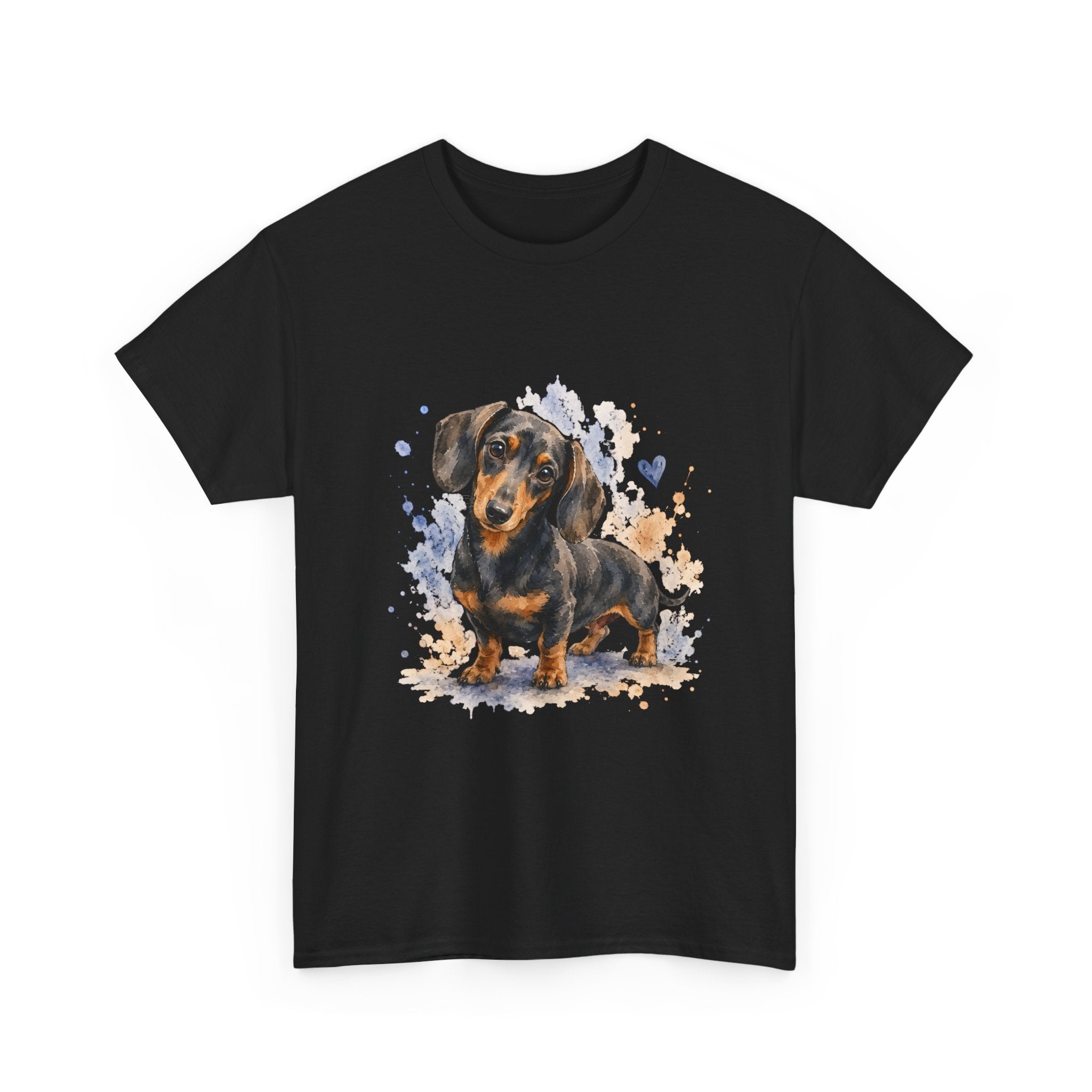 Dachshund Watercolor Tee - Cute Sausage Dog Graphic T-Shirt