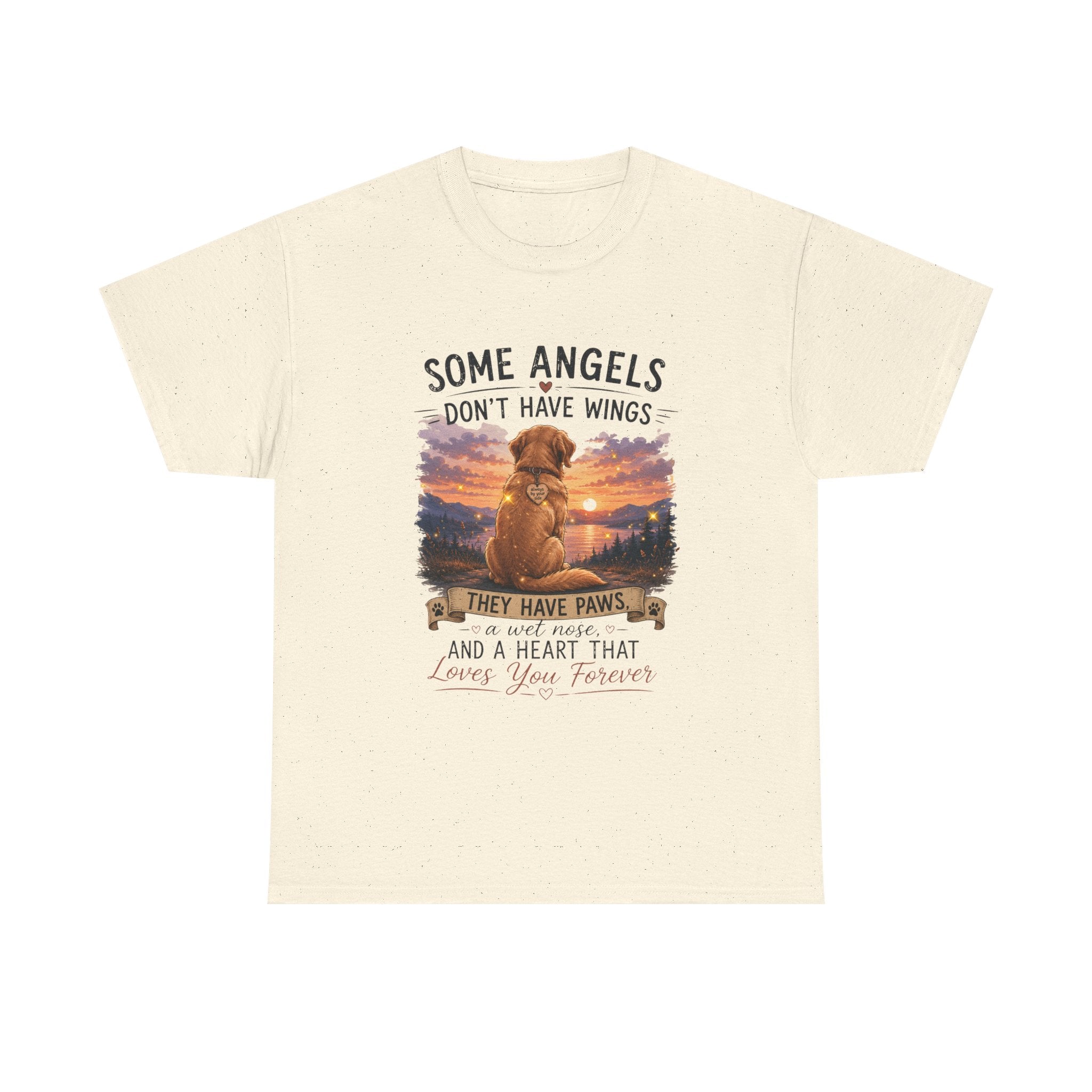 Dog Lover T‑Shirt – "Some Angels Don't Have Wings, They Have Paws" Memorial Tee
