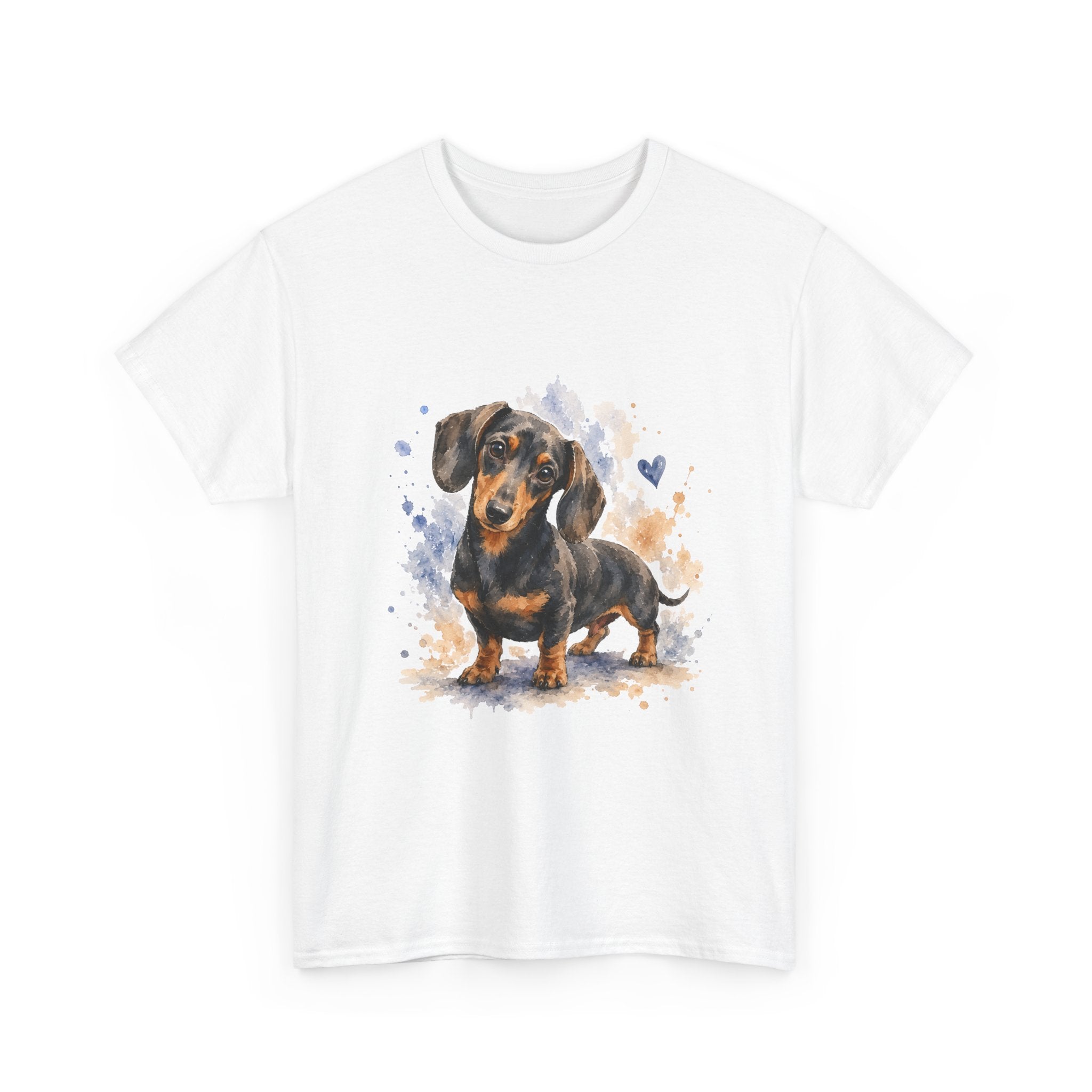 Dachshund Watercolor Tee - Cute Sausage Dog Graphic T-Shirt