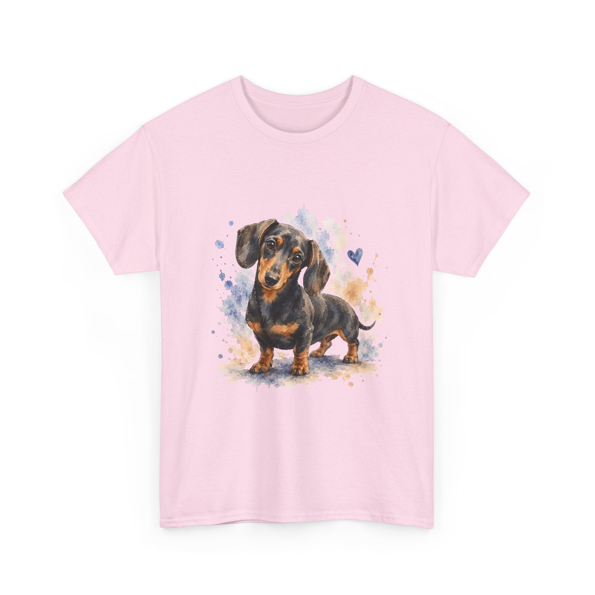 Dachshund Watercolor Tee - Cute Sausage Dog Graphic T-Shirt