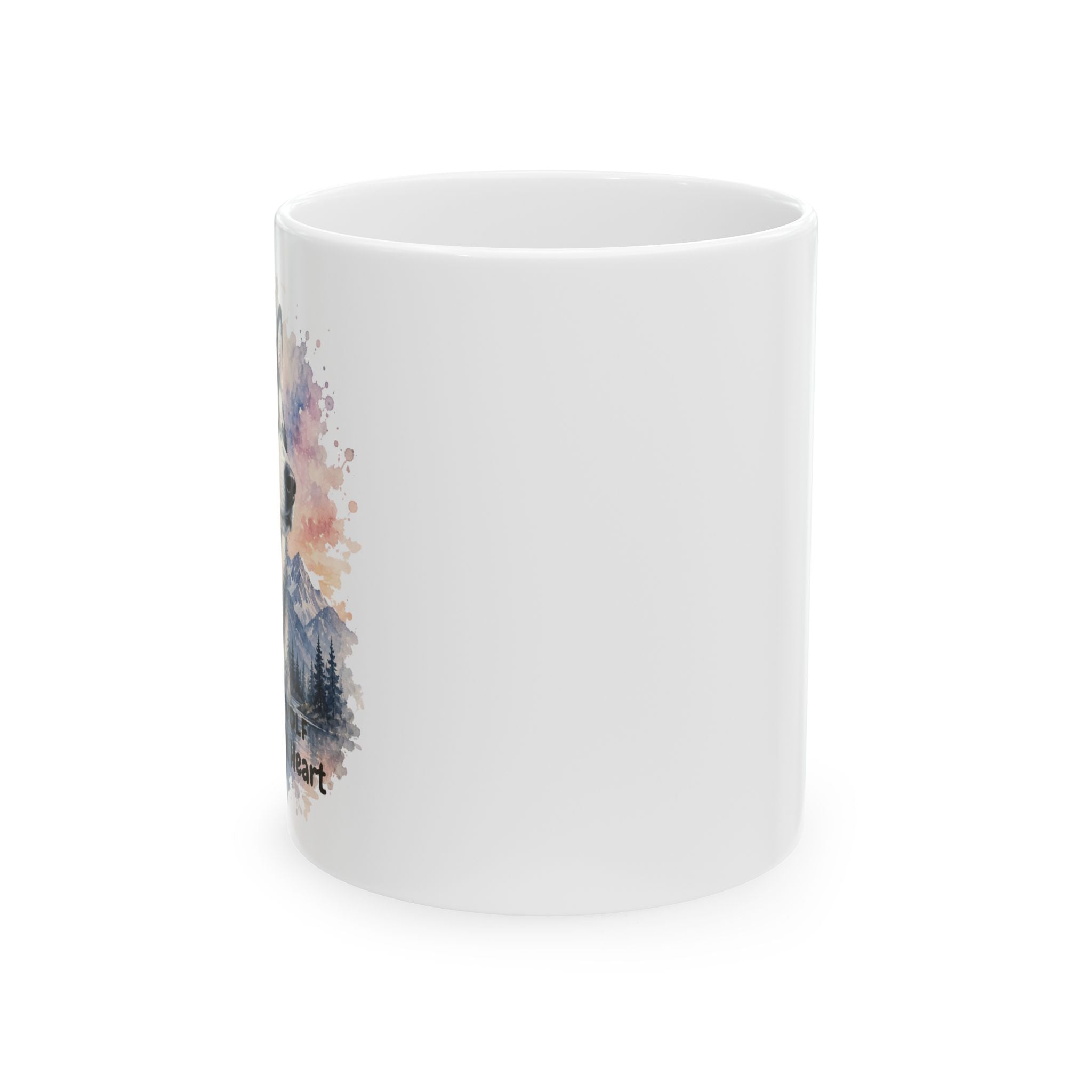 Husky Ceramic Mug — “Part Wolf · All Heart” (11oz & 15oz)
