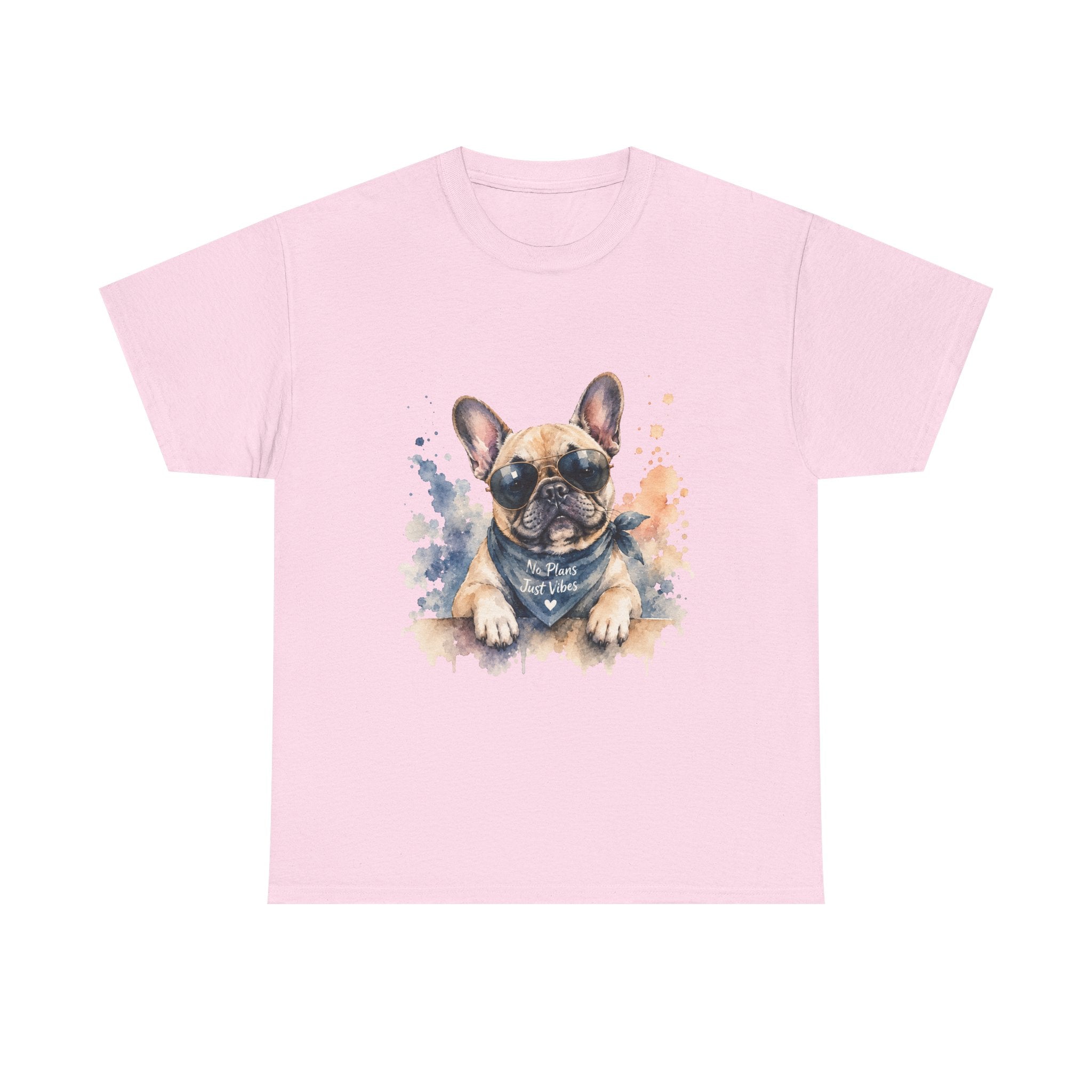 French Bulldog Watercolor T-Shirt – Cute Pup Bandana Tee