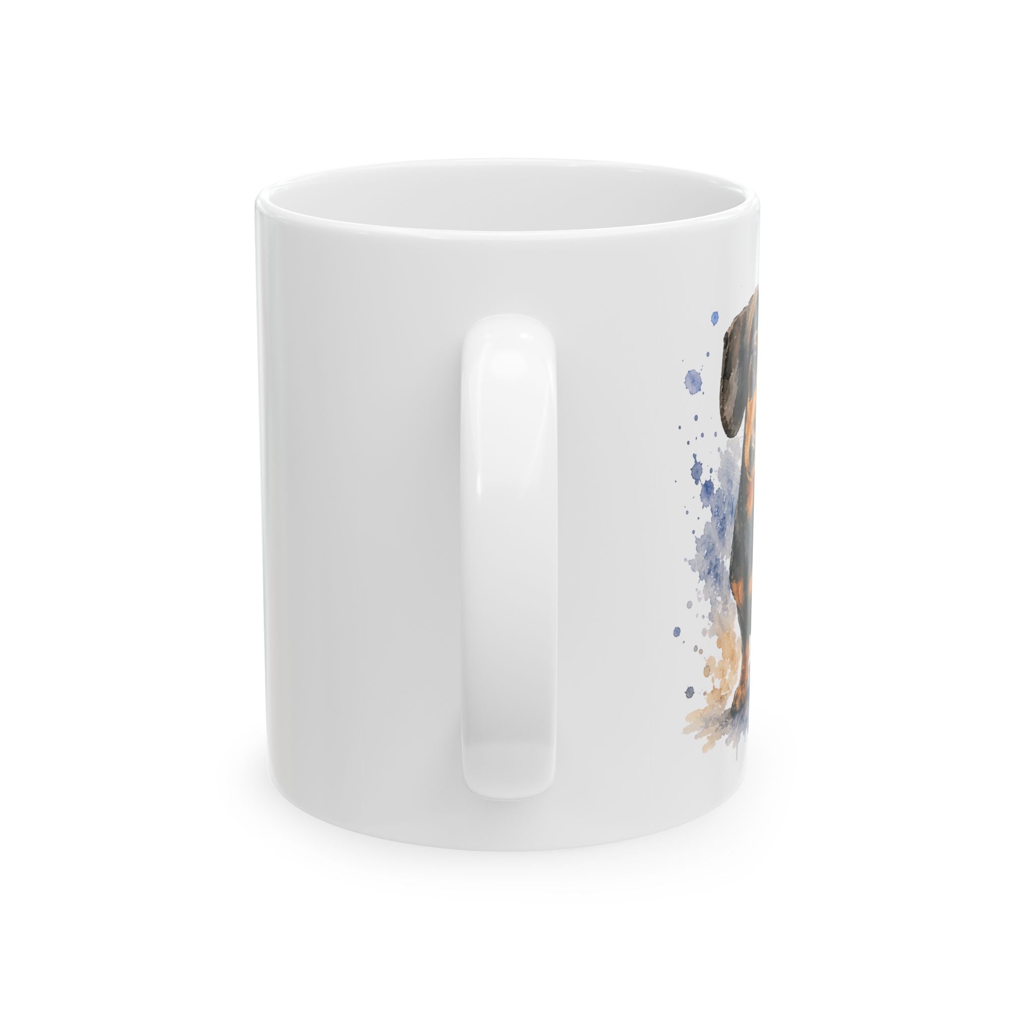 Dachshund Watercolor Ceramic Mug — 11oz & 15oz