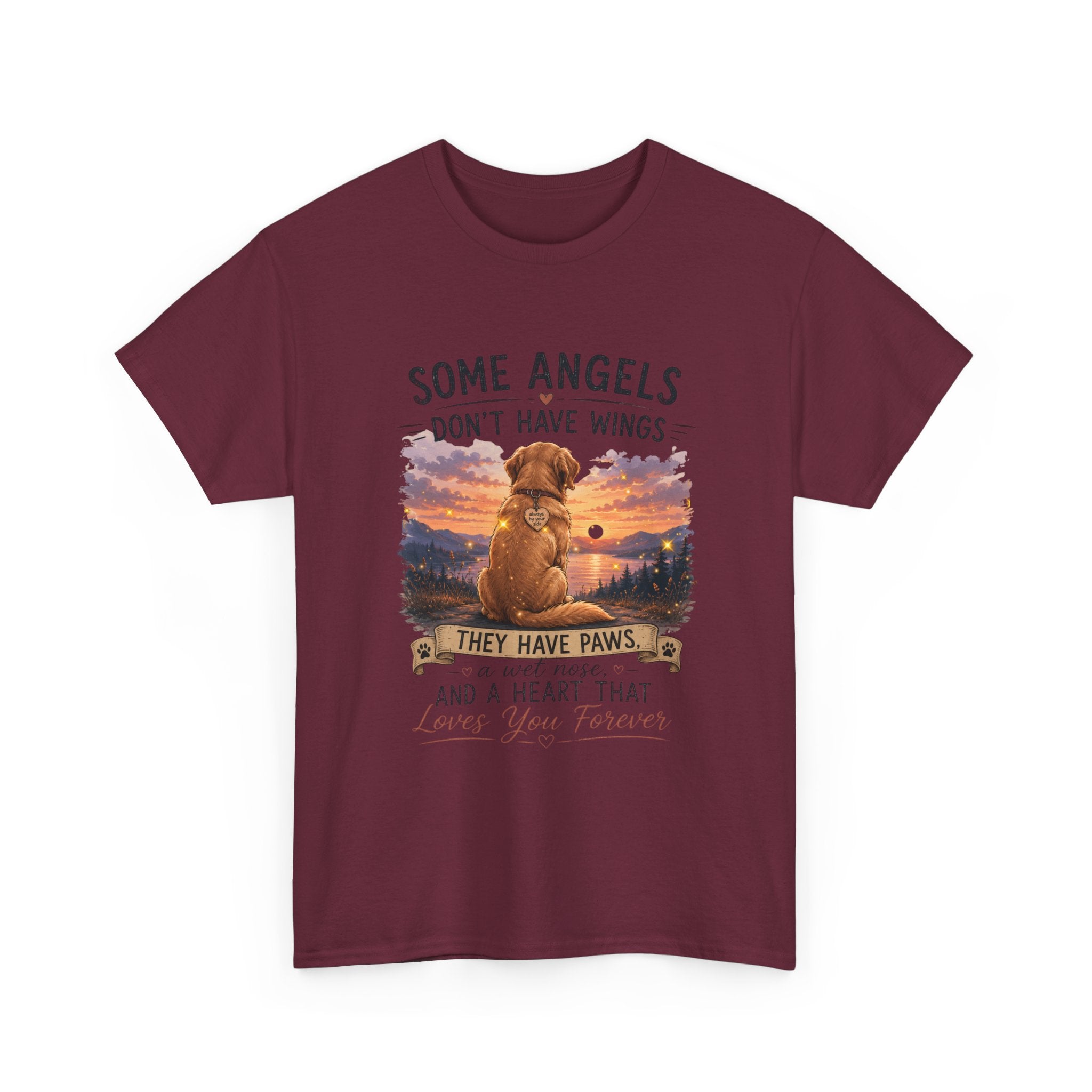 Dog Lover T‑Shirt – "Some Angels Don't Have Wings, They Have Paws" Memorial Tee