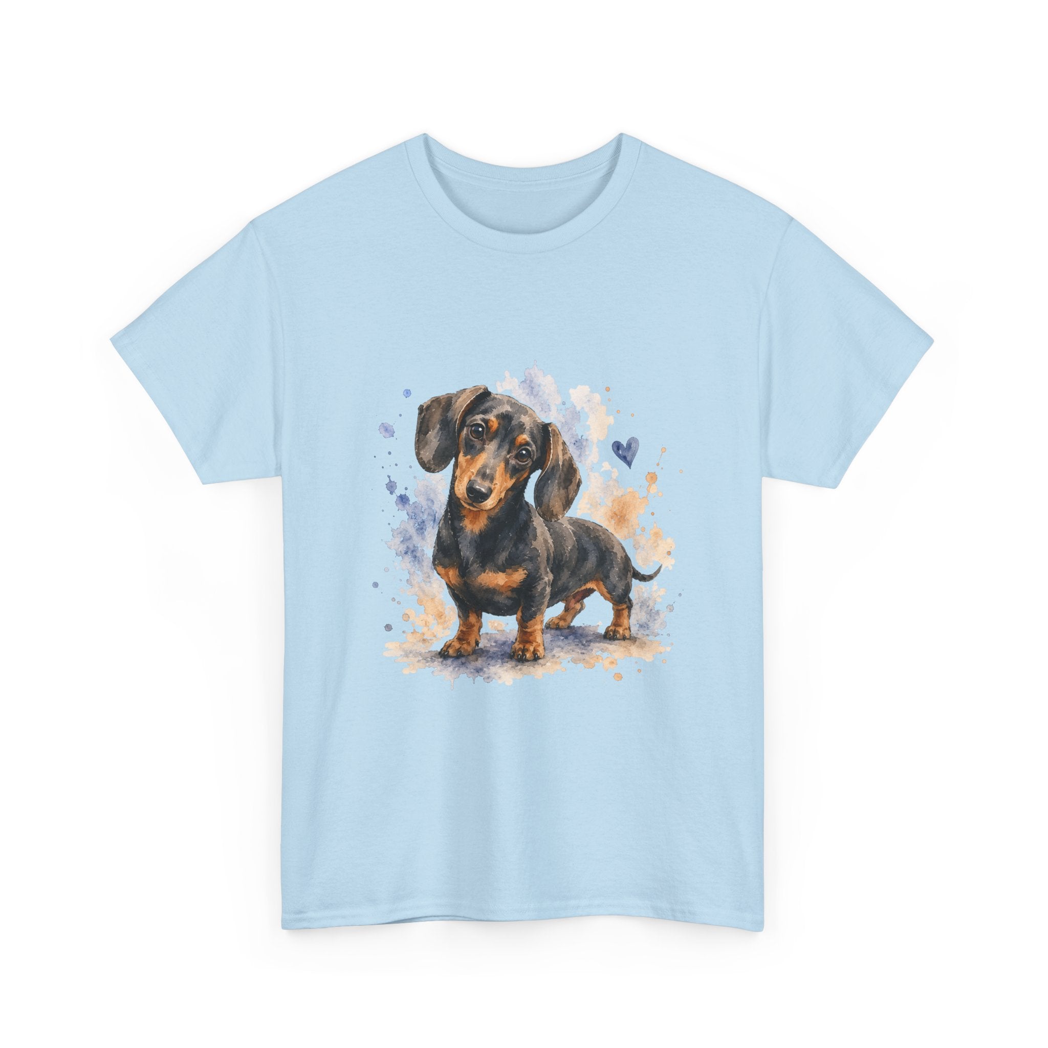 Dachshund Watercolor Tee - Cute Sausage Dog Graphic T-Shirt