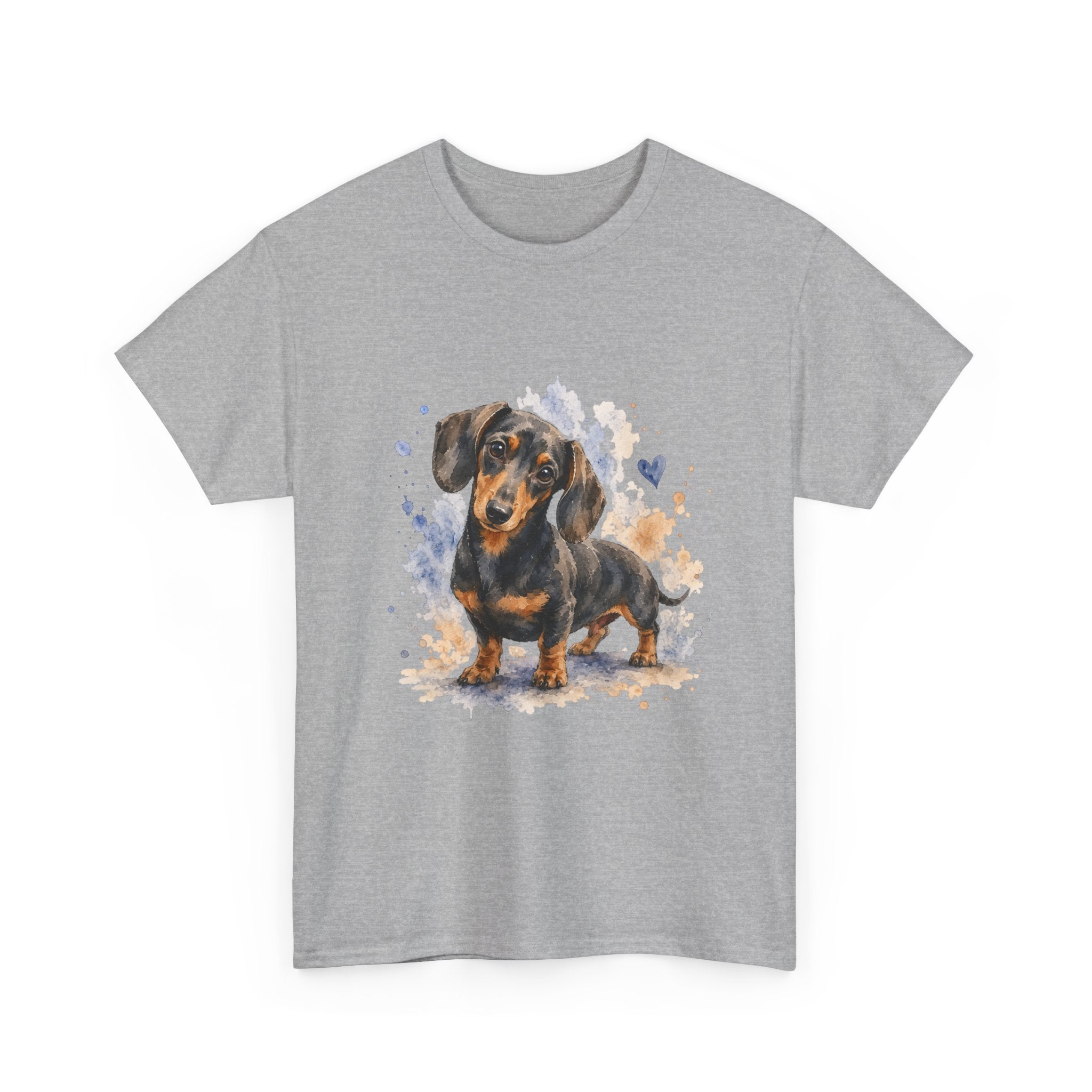 Dachshund Watercolor Tee - Cute Sausage Dog Graphic T-Shirt